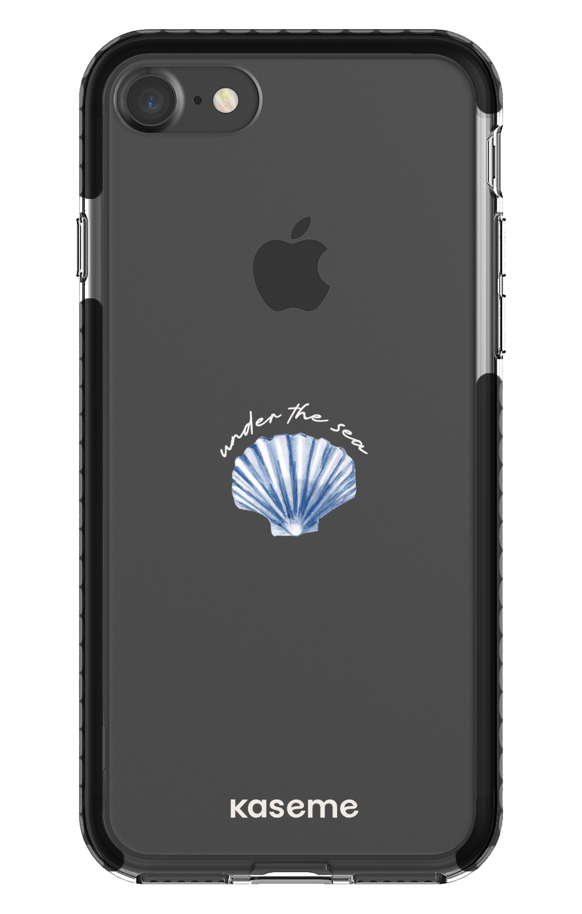 iPhone 7 Clear Case - Black Sealia Clear Case -