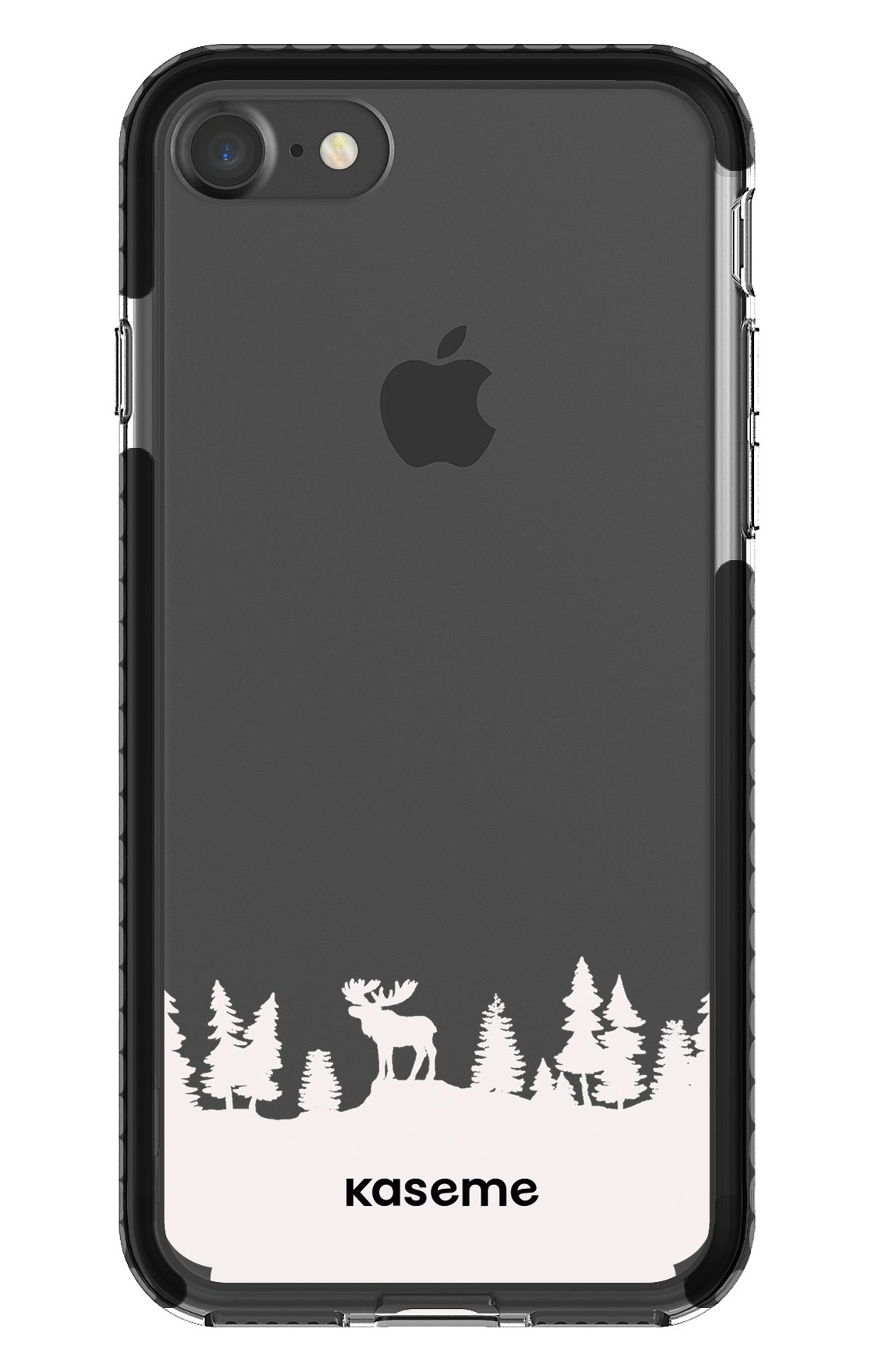 iPhone 7 Clear Case - Black The Moose Clear Case -