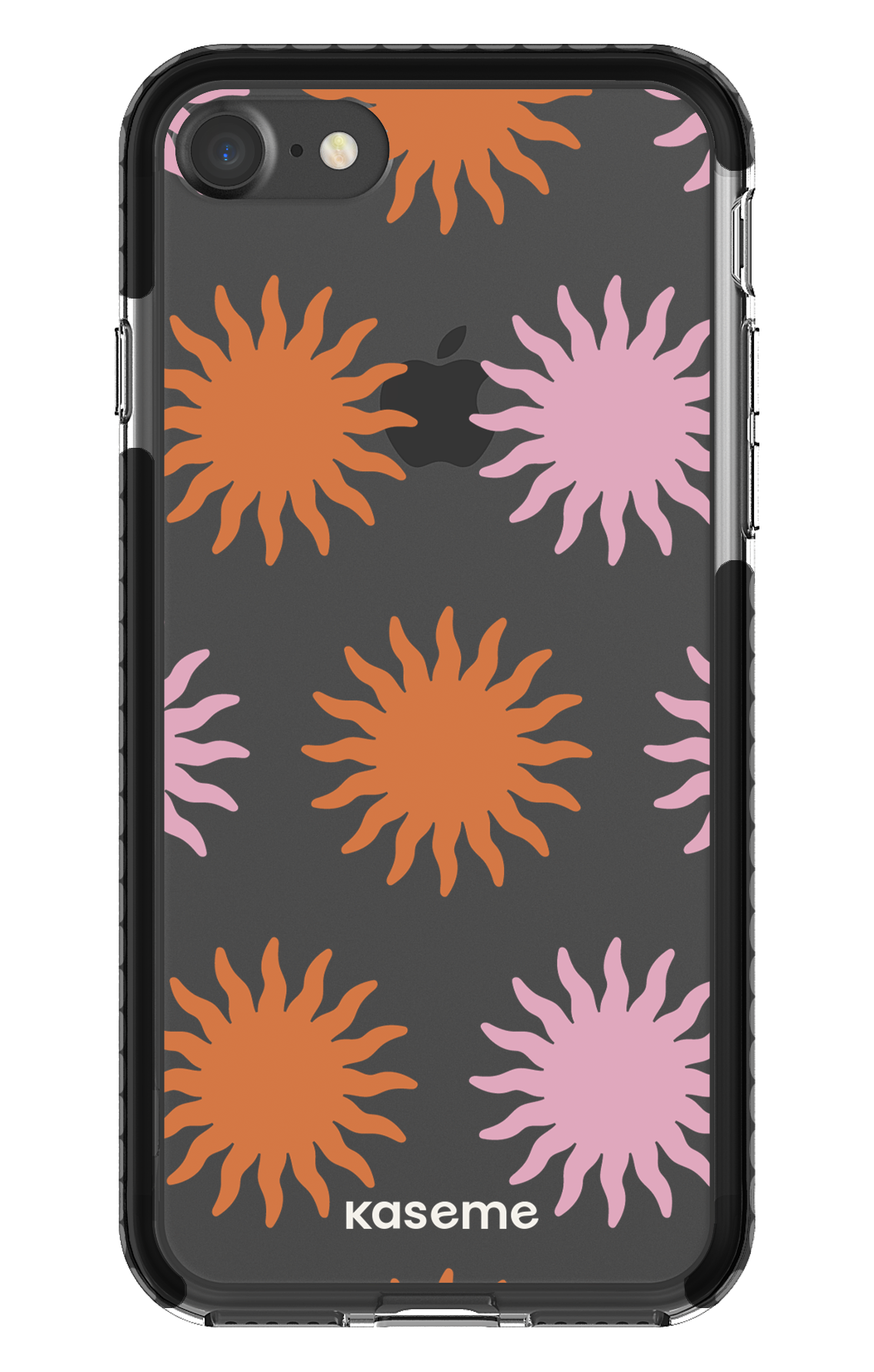 iPhone 7 Clear Case - Black Vitamin Sea Clear Case -