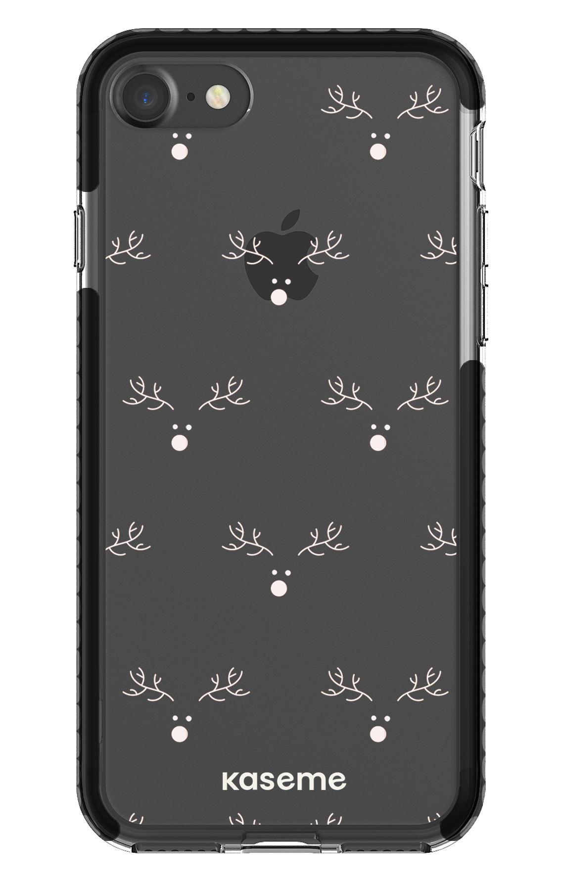 iPhone 7 Clear Case - Black Vixen Clear Case -