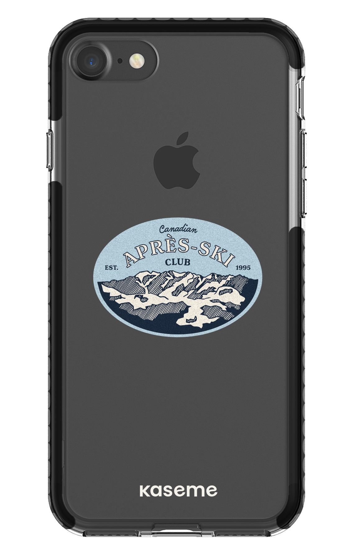 iPhone 7 Clear Case - Black Whistler Clear Case -