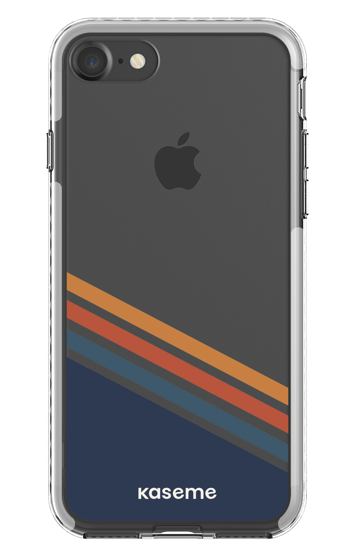 iPhone 7 Clear case - White Bitter Clear Case -