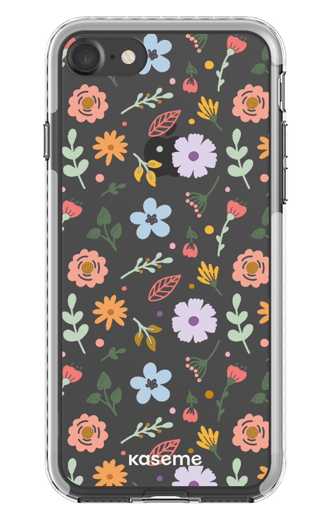 iPhone 7 Clear case - White Charm clear case -