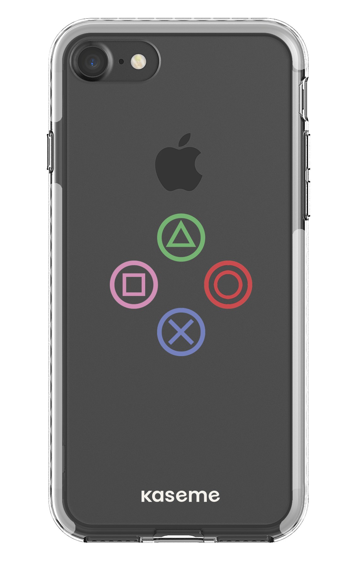 iPhone 7 Clear case - White Console Clear Case -