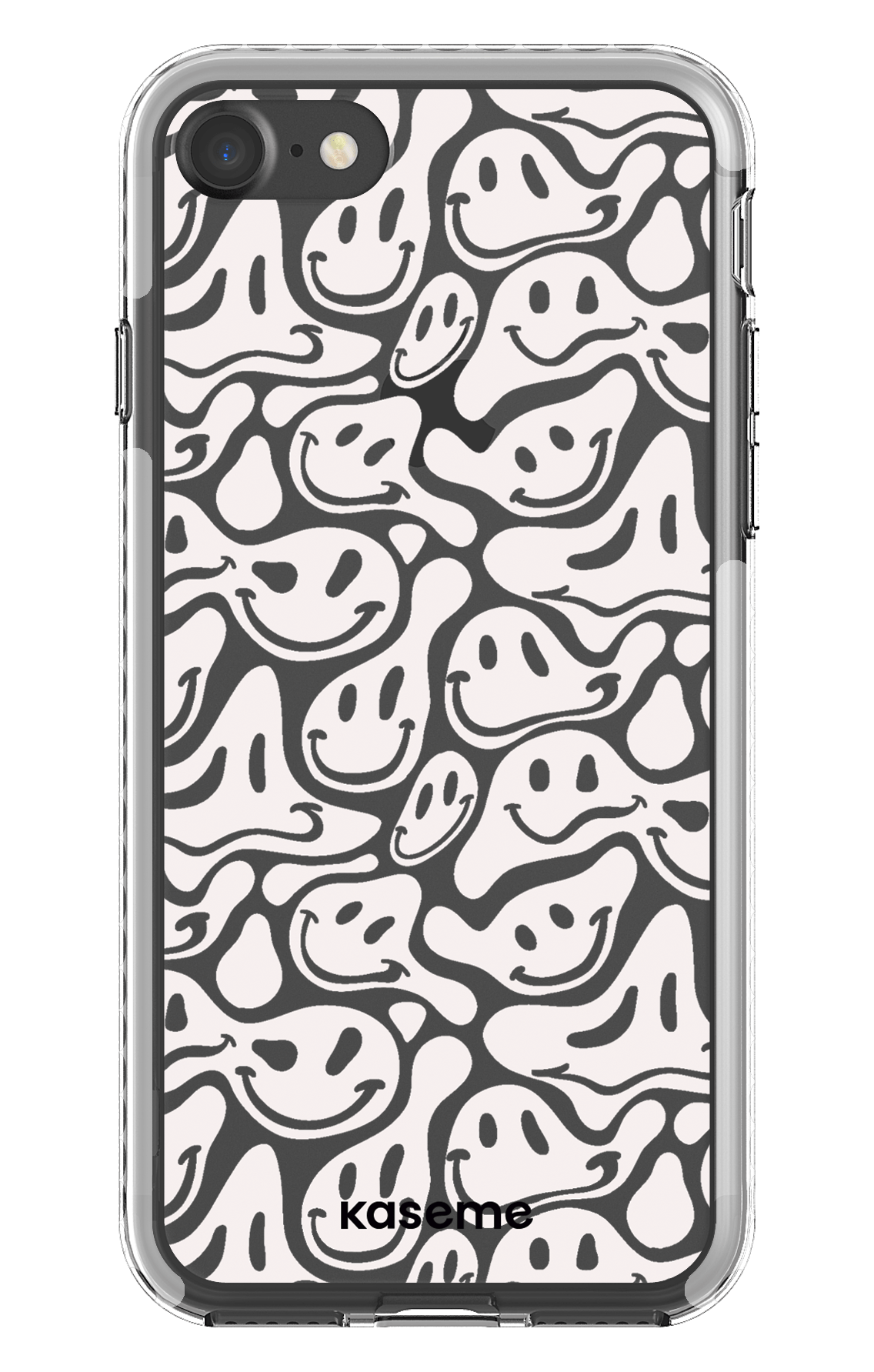 iPhone 7 Clear case - White Dystopia Clear Case -