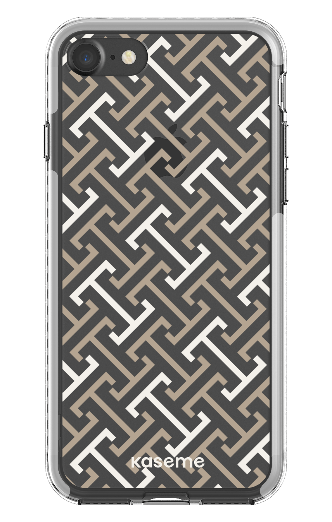 iPhone 7 Clear case - White Elite Clear Case -