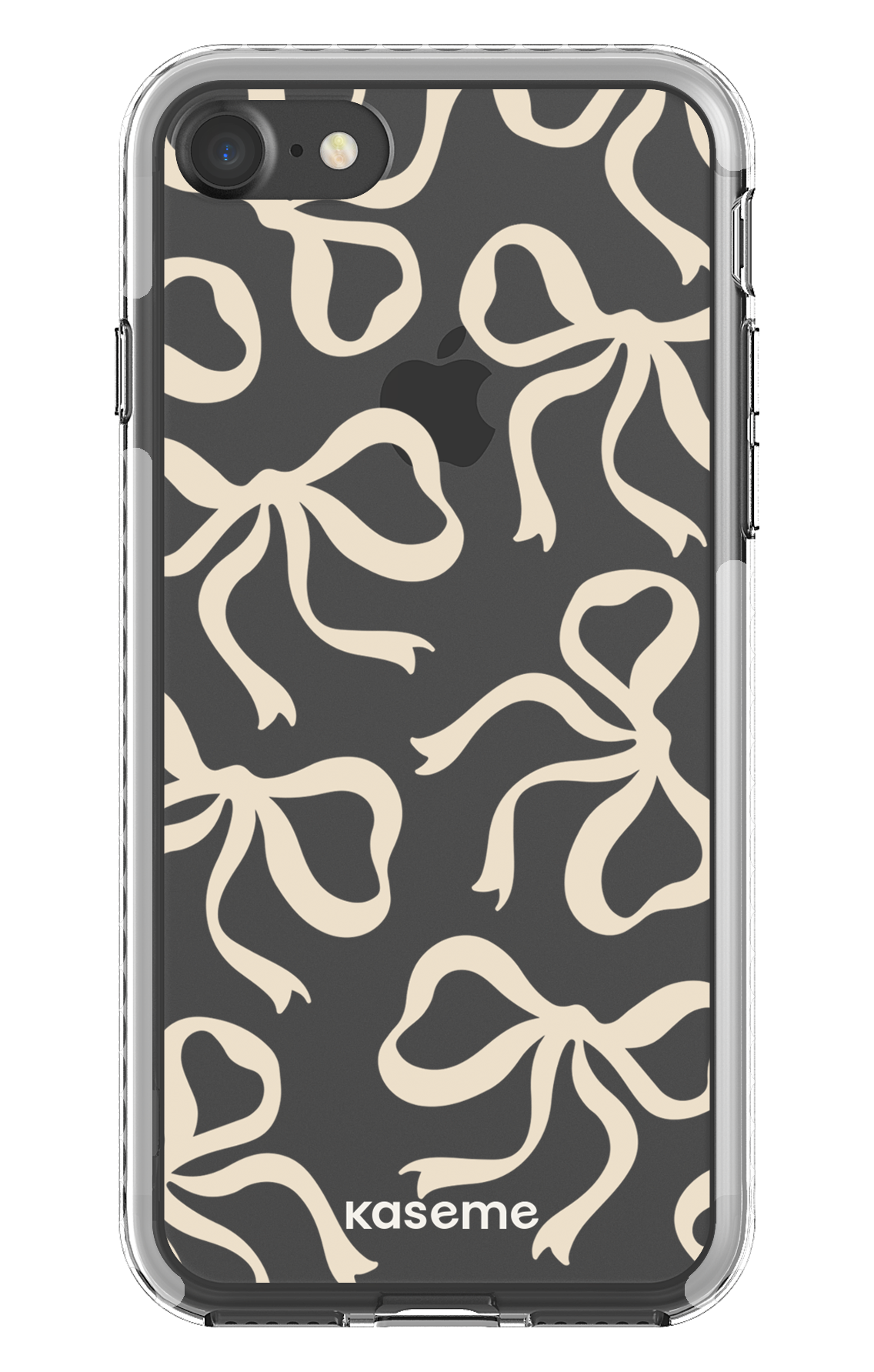 iPhone 7 Clear case - White Lace Clear Case -