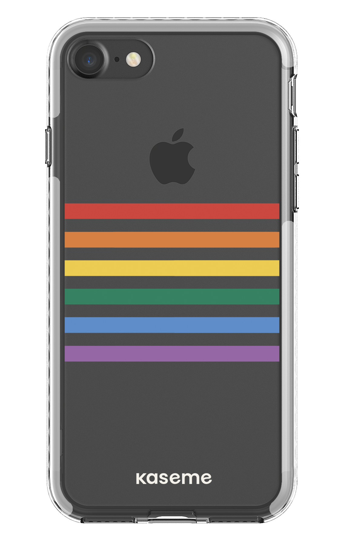 iPhone 7 Clear case - White Out and proud clear case -