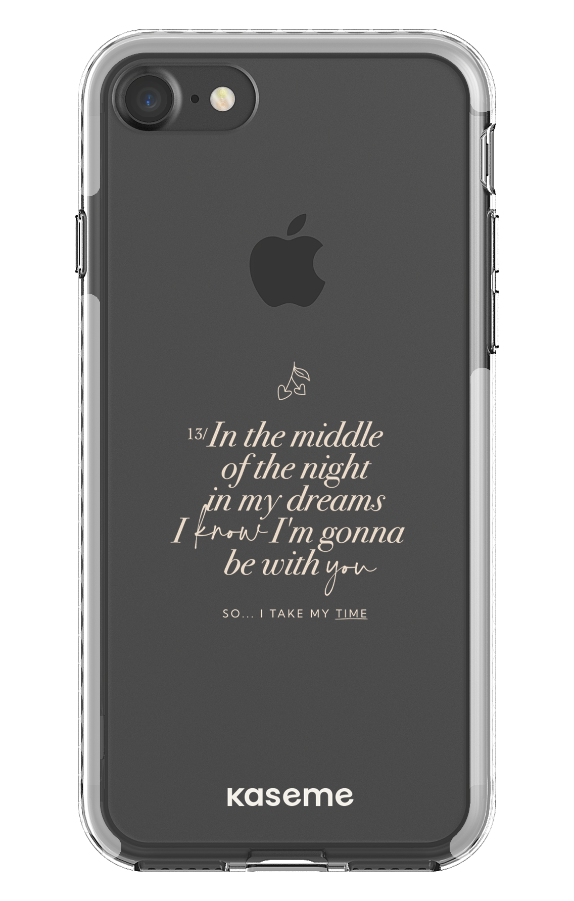 iPhone 7 Clear case - White Ready For It Clear Case -