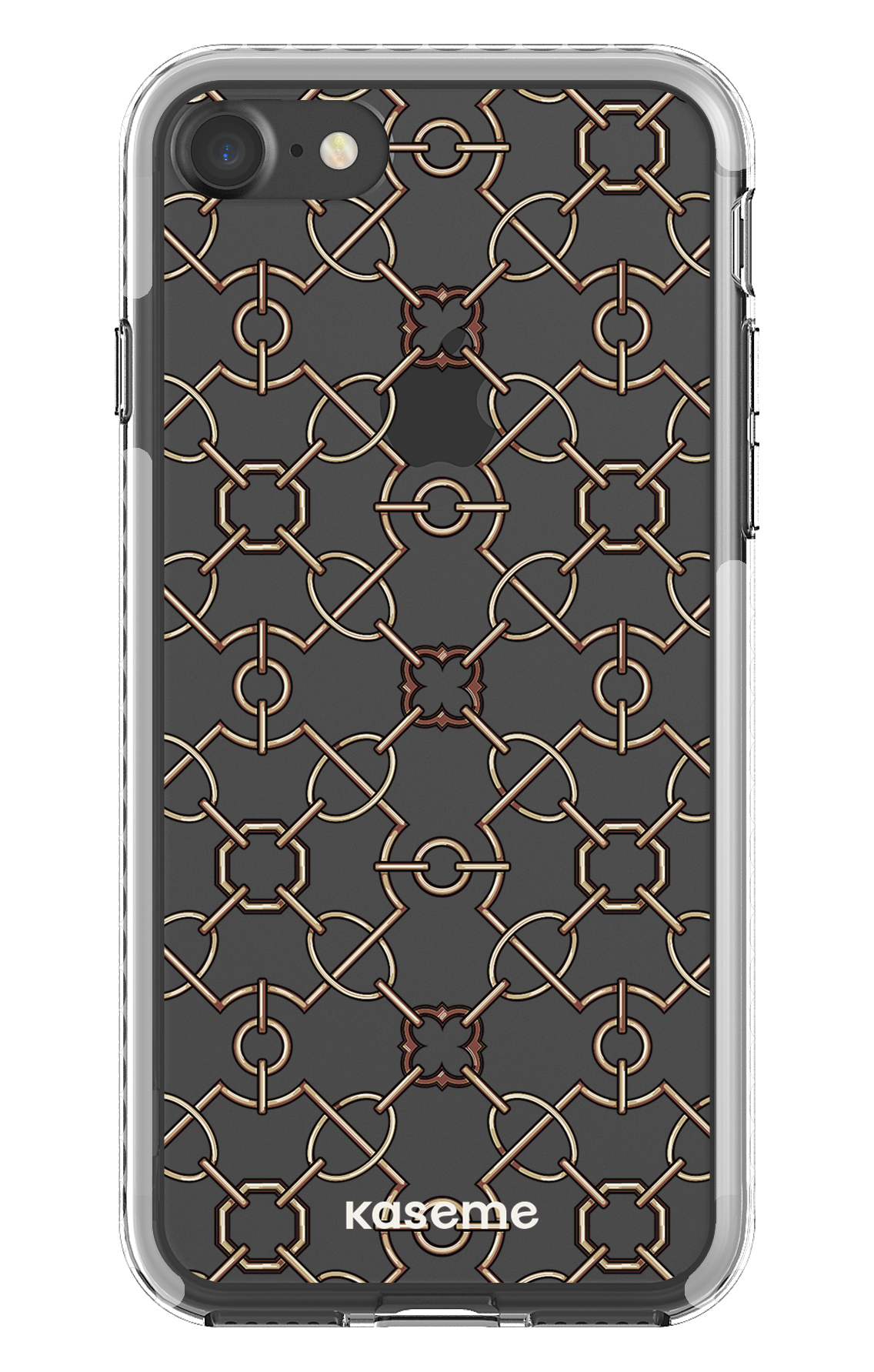 iPhone 7 Clear case - White Refined Clear Case -