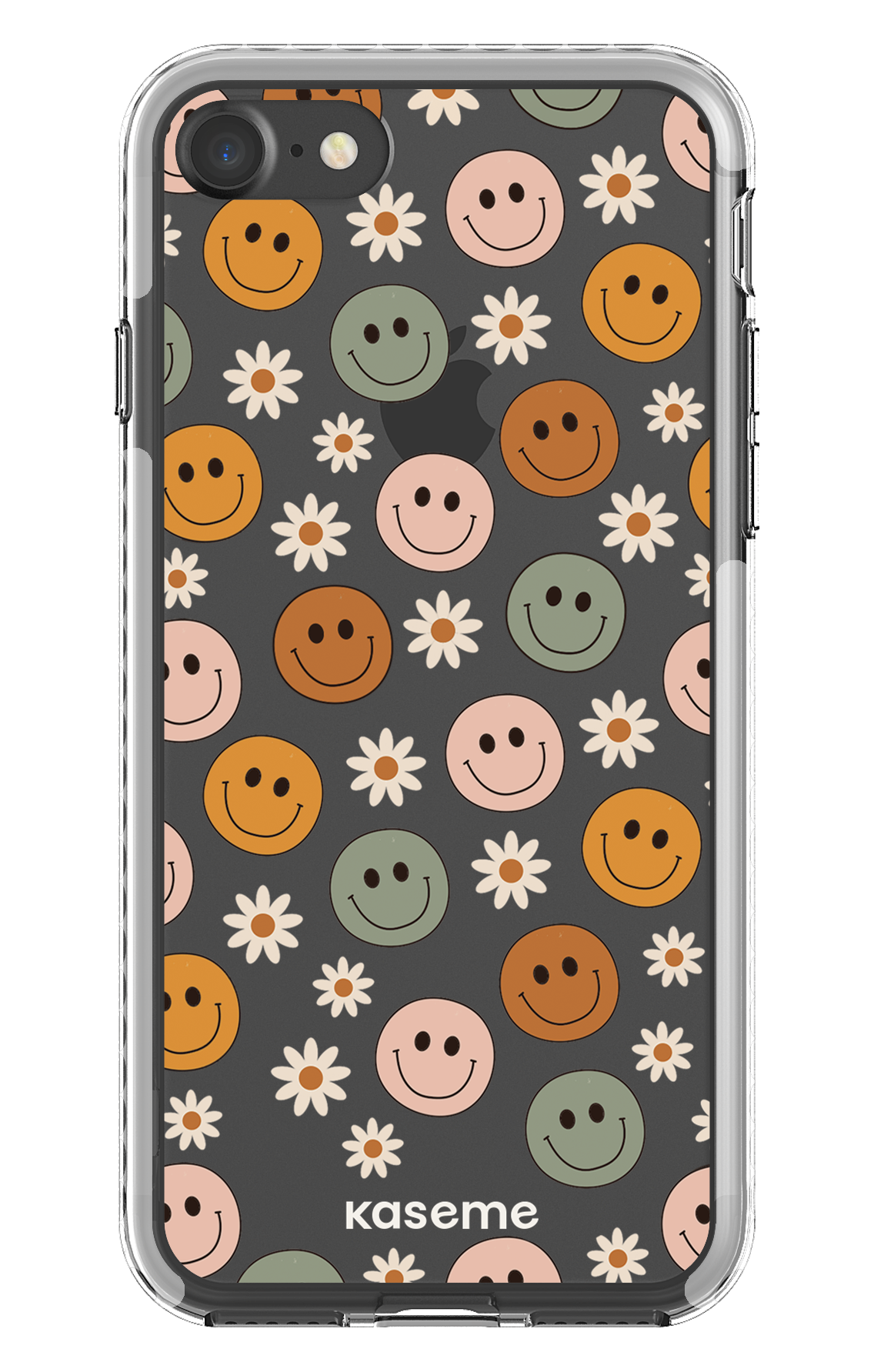 iPhone 7 Clear case - White Smirk Clear Case -