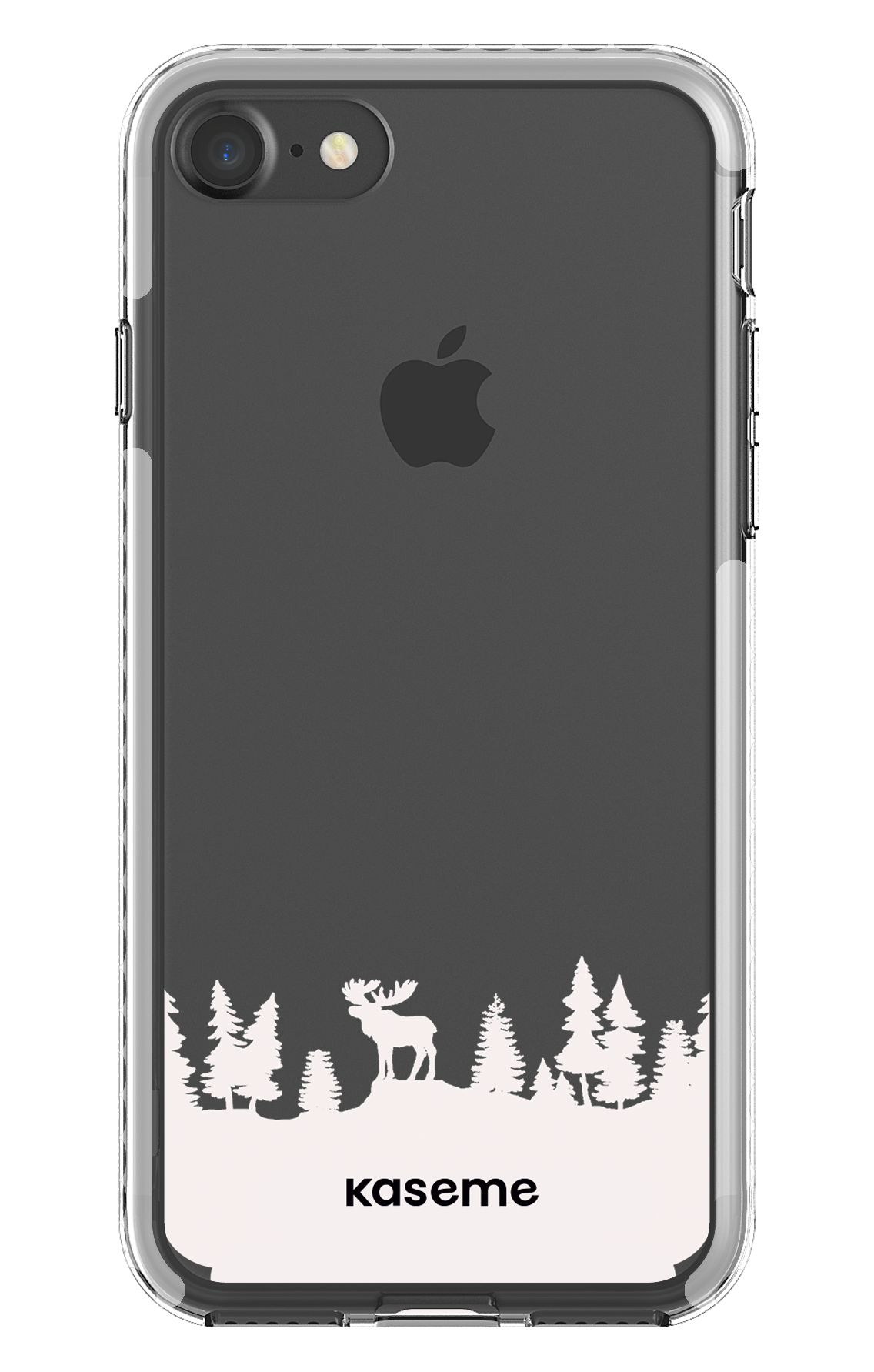 iPhone 7 Clear case - White The Moose Clear Case -