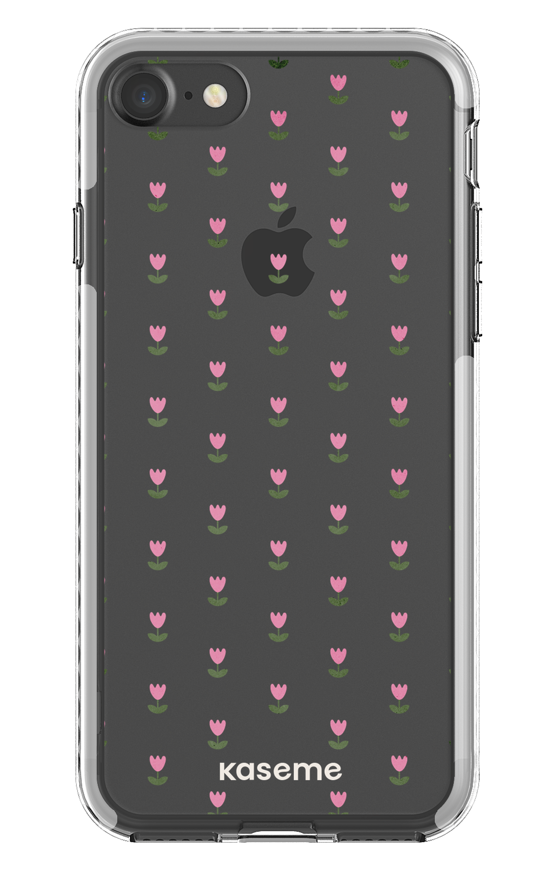 iPhone 7 Clear case - White Triumph Pink Clear Case -