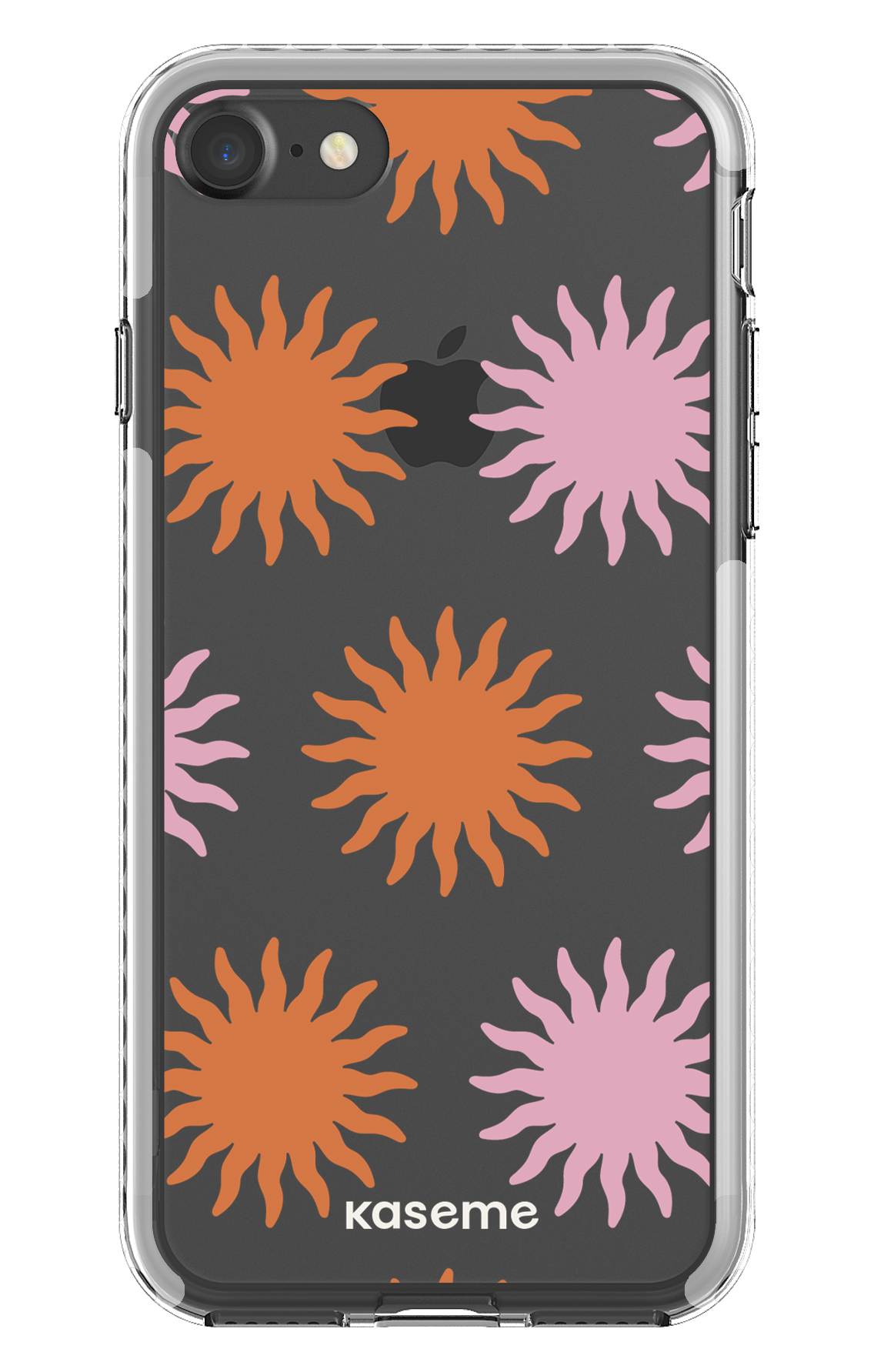 iPhone 7 Clear case - White Vitamin Sea Clear Case -