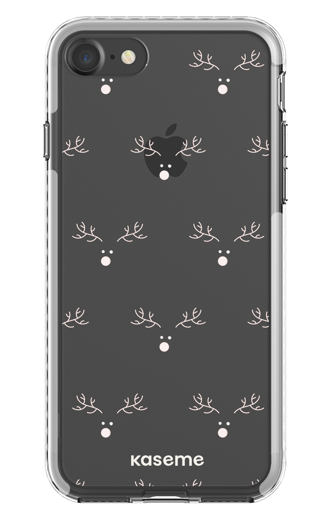 iPhone 7 Clear case - White Vixen Clear Case -