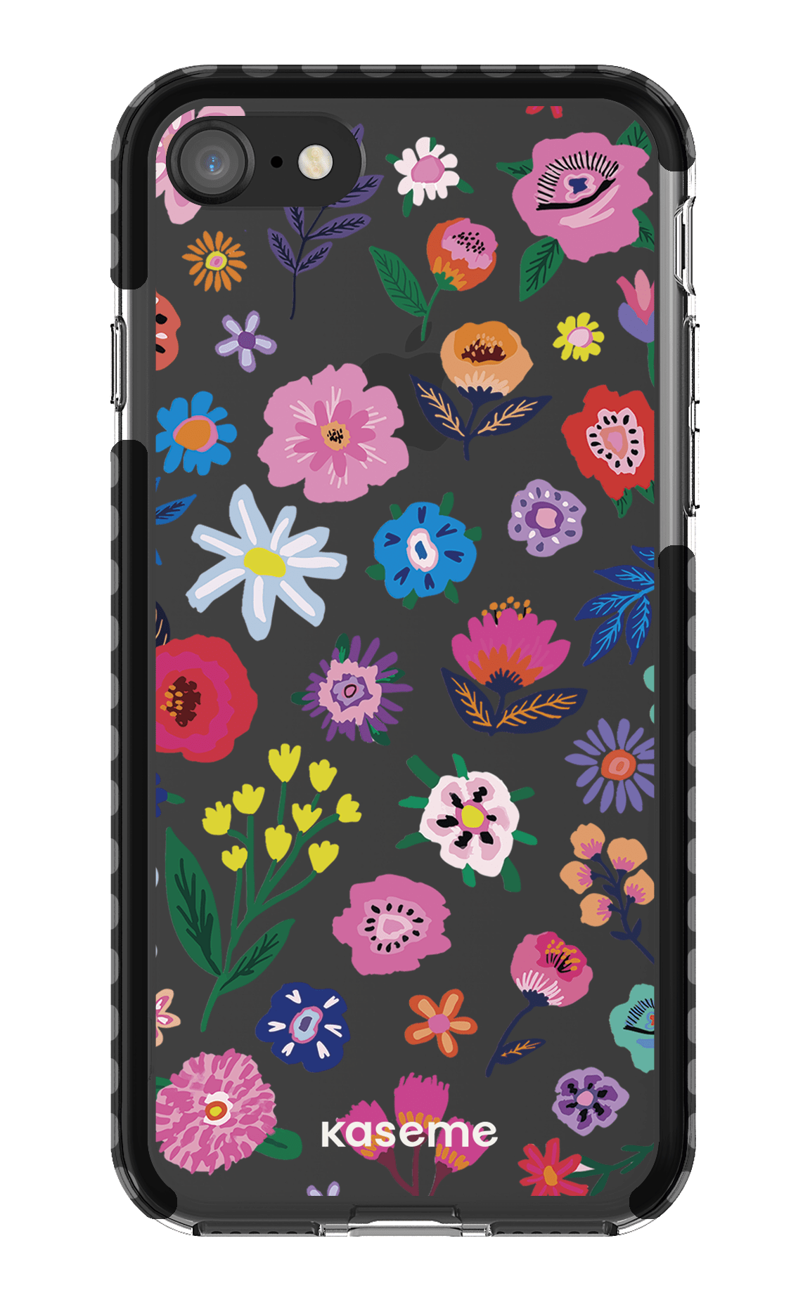 iPhone 8 Clear Case - Black Aura Clear Case -