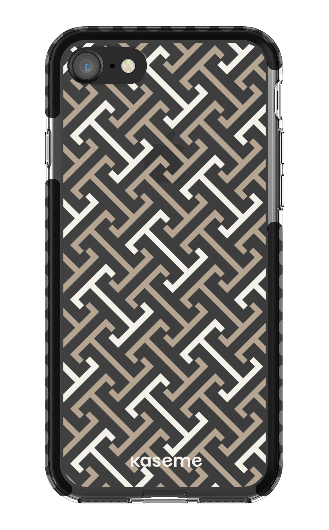 iPhone 8 Clear Case - Black Elite Clear Case -