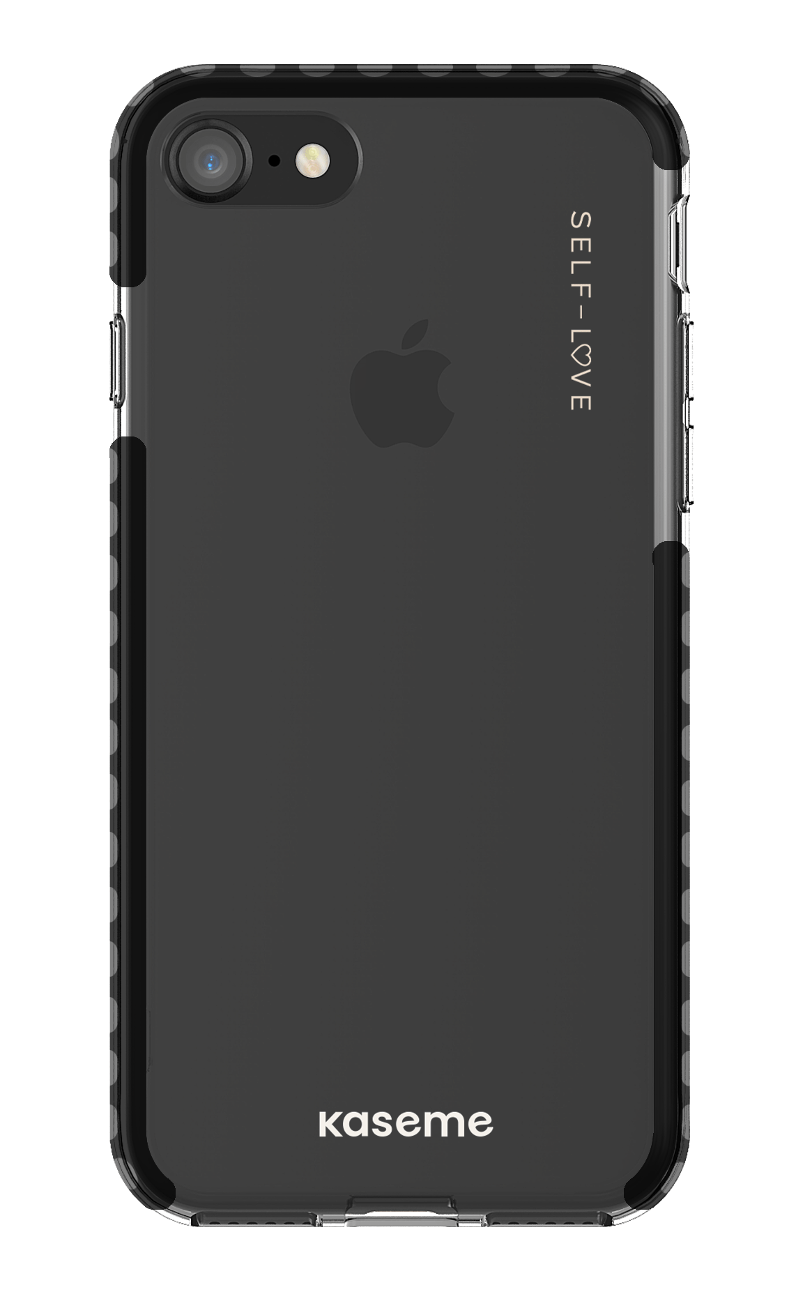 iPhone 8 Clear Case - Black Forevermore Clear Case -