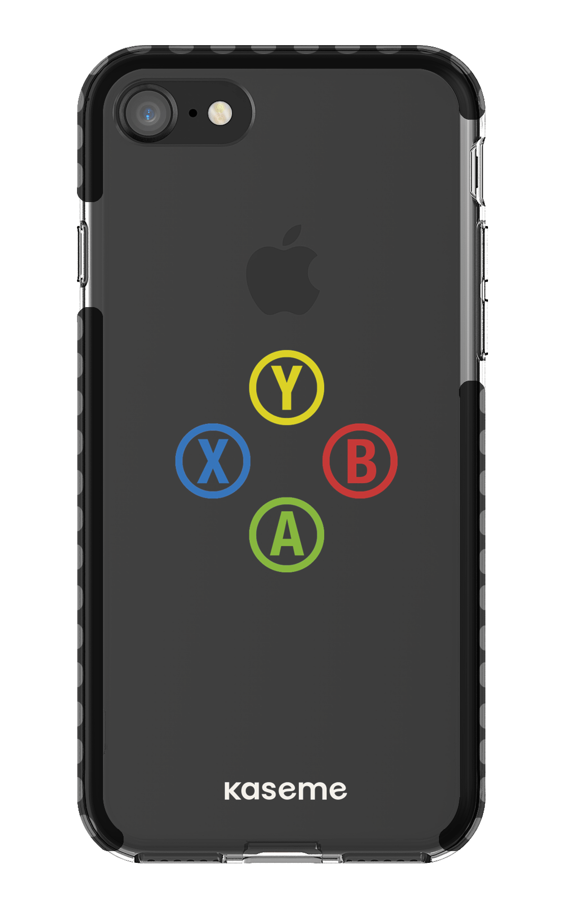 iPhone 8 Clear Case - Black Game clear case -