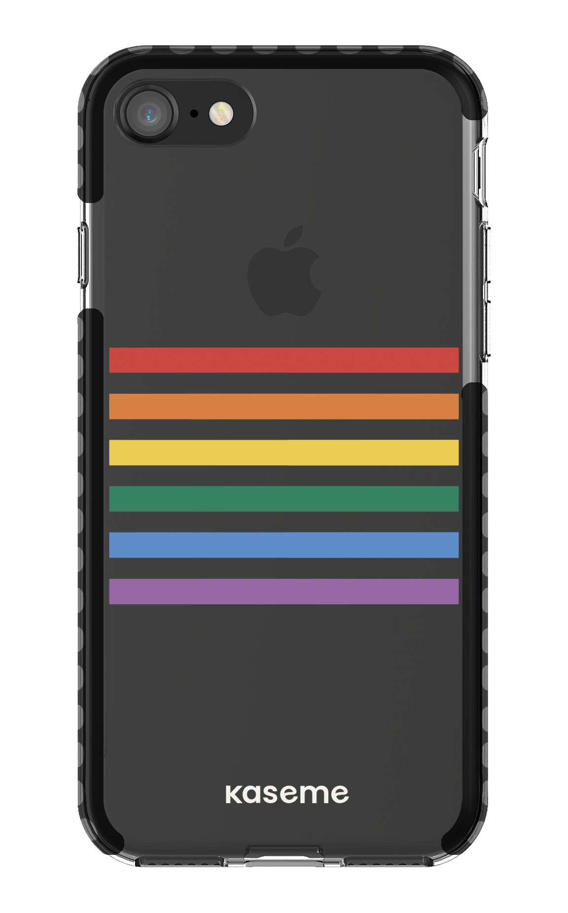 iPhone 8 Clear Case - Black Out and proud clear case -