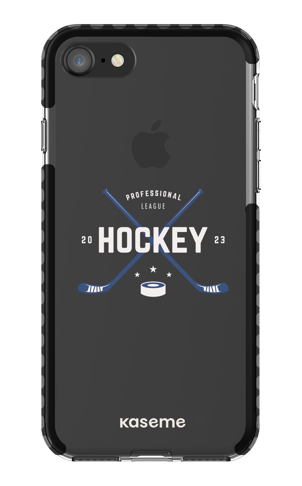 iPhone 8 Clear Case - Black Playoffs clear case -