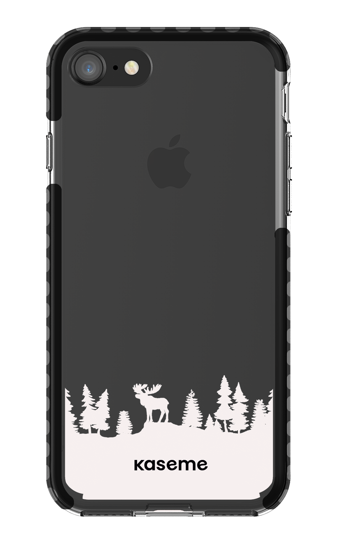 iPhone 8 Clear Case - Black The Moose Clear Case -