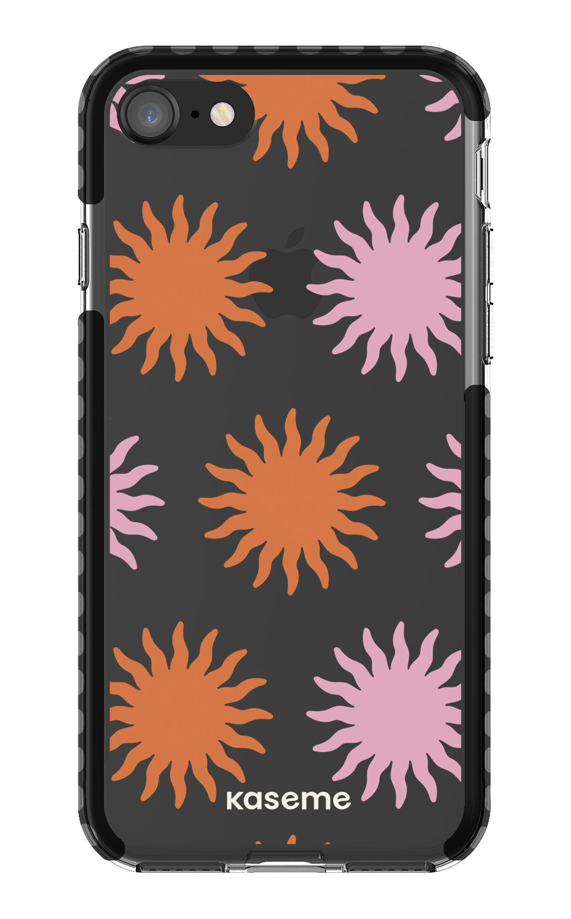 iPhone 8 Clear Case - Black Vitamin Sea Clear Case -