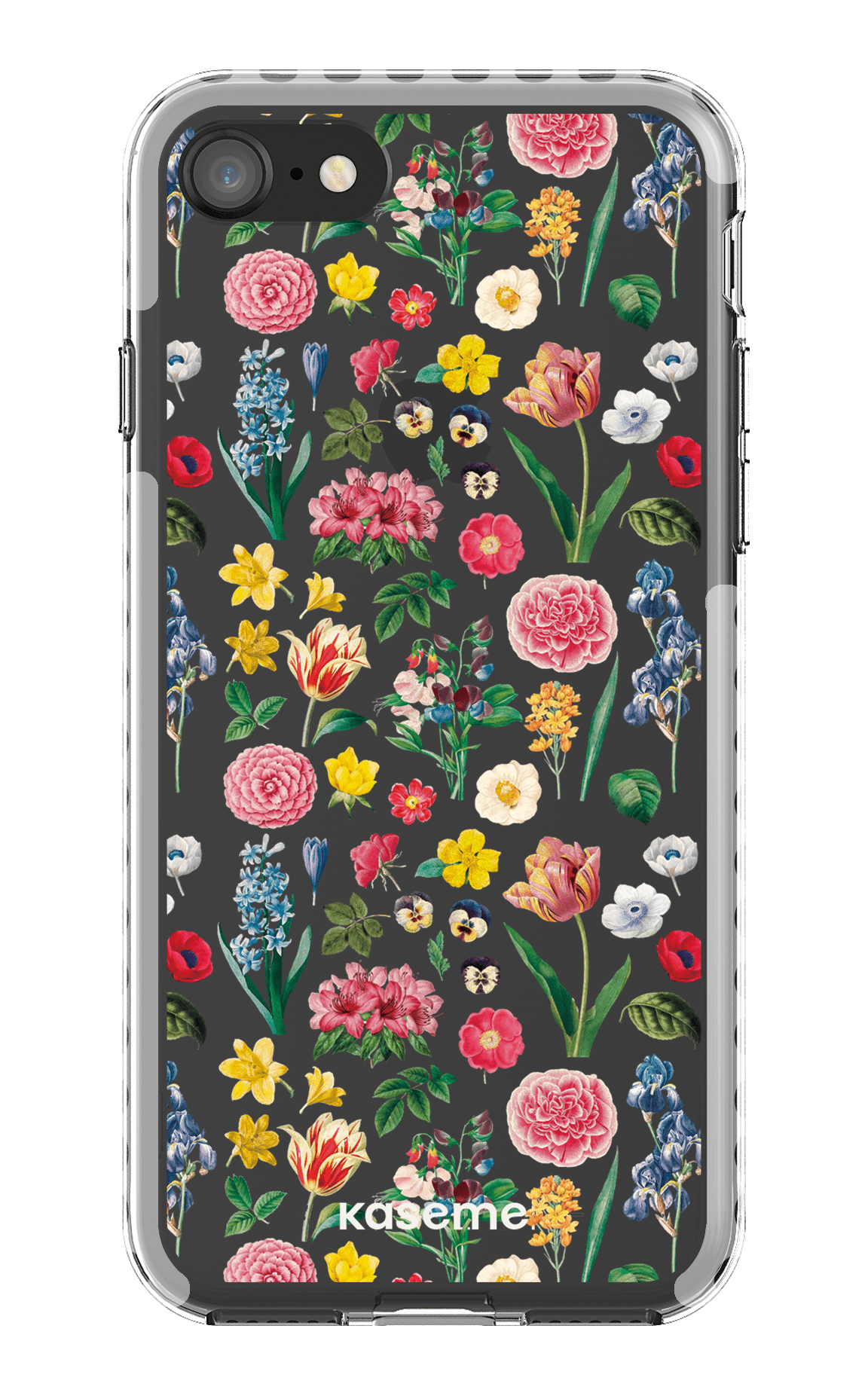 iPhone 8 Clear Case - White Amelia Clear Case -