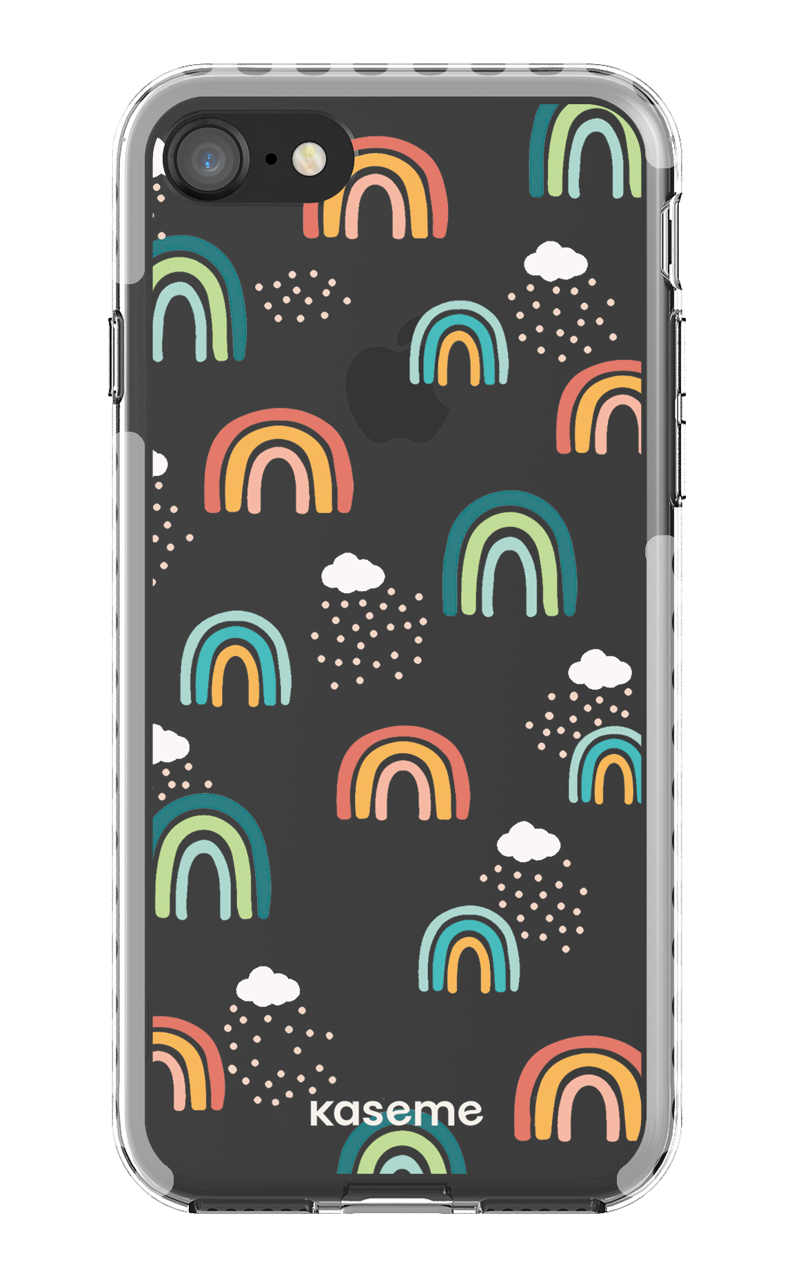 iPhone 8 Clear Case - White Be You Clear Case -