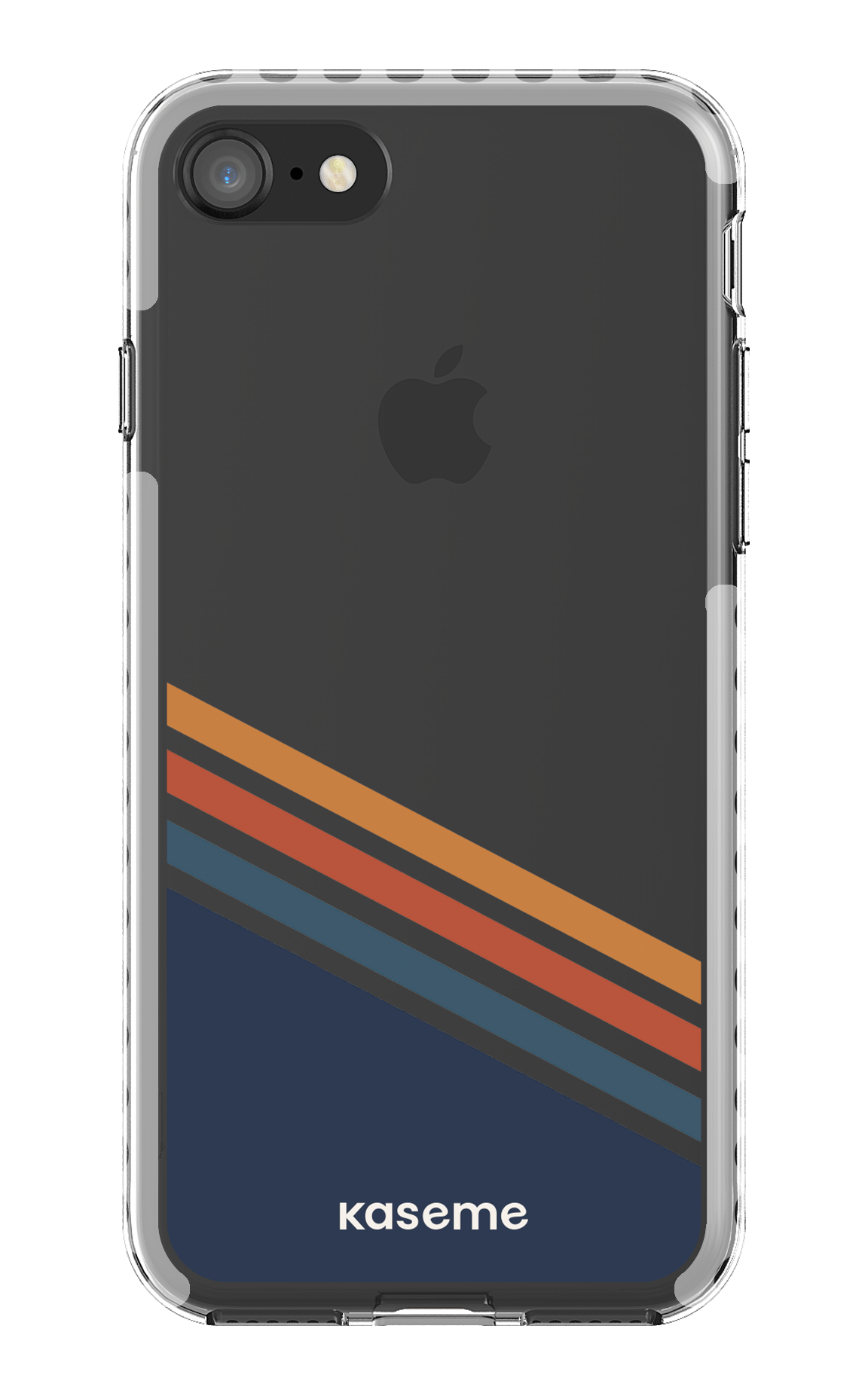 iPhone 8 Clear Case - White Bitter Clear Case -