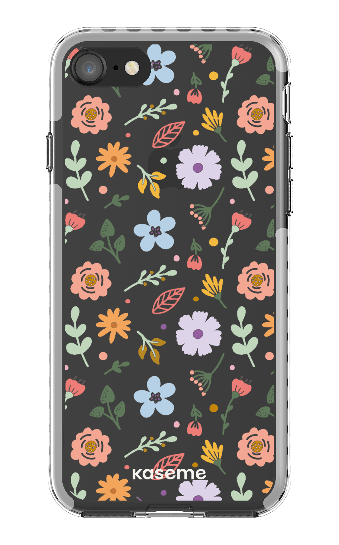 iPhone 8 Clear Case - White Charm clear case -