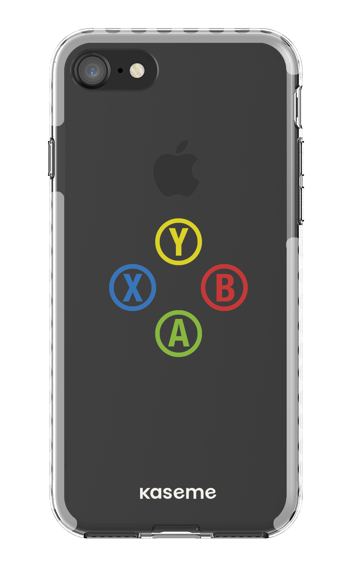 iPhone 8 Clear Case - White Game clear case -