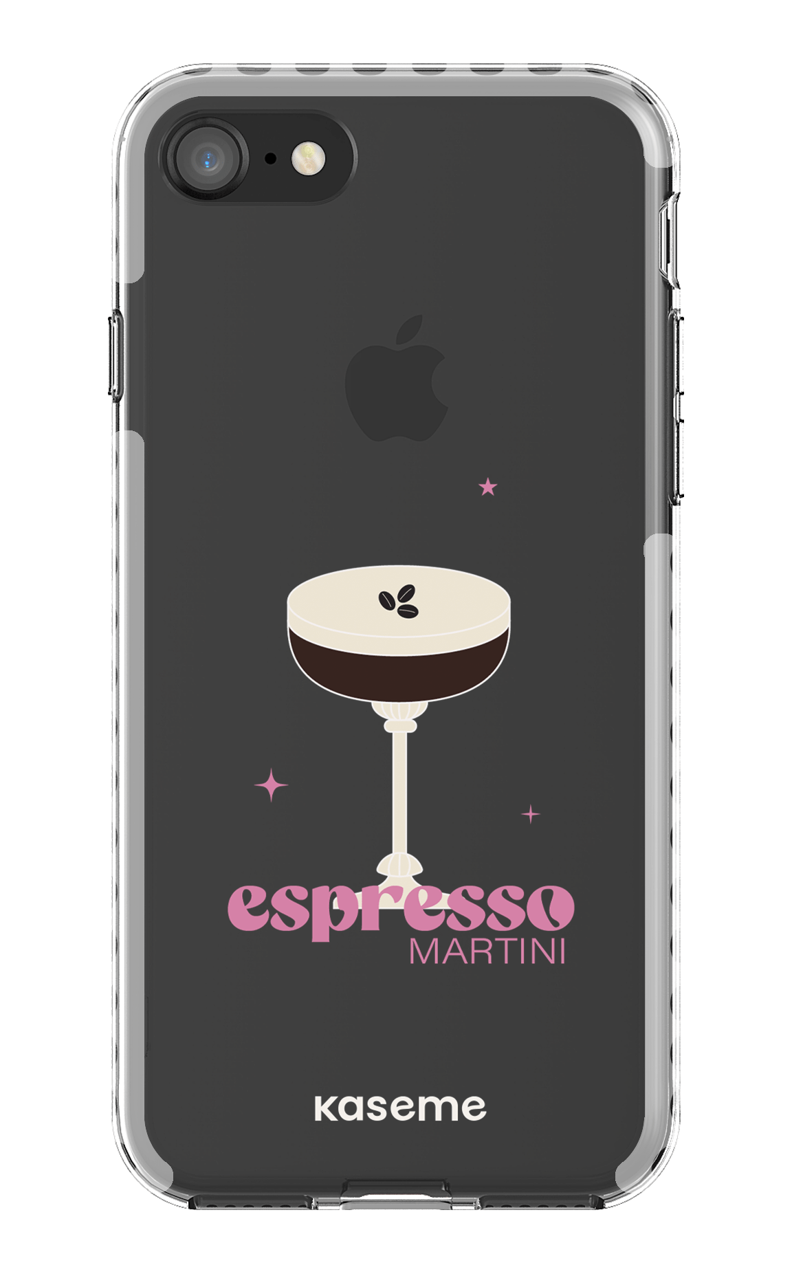 iPhone 8 Clear Case - White Hold My Tiny Clear Case -