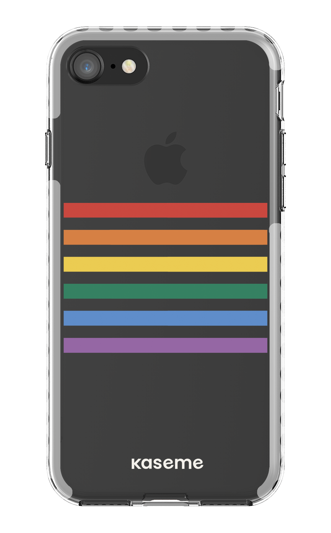 iPhone 8 Clear Case - White Out and proud clear case -