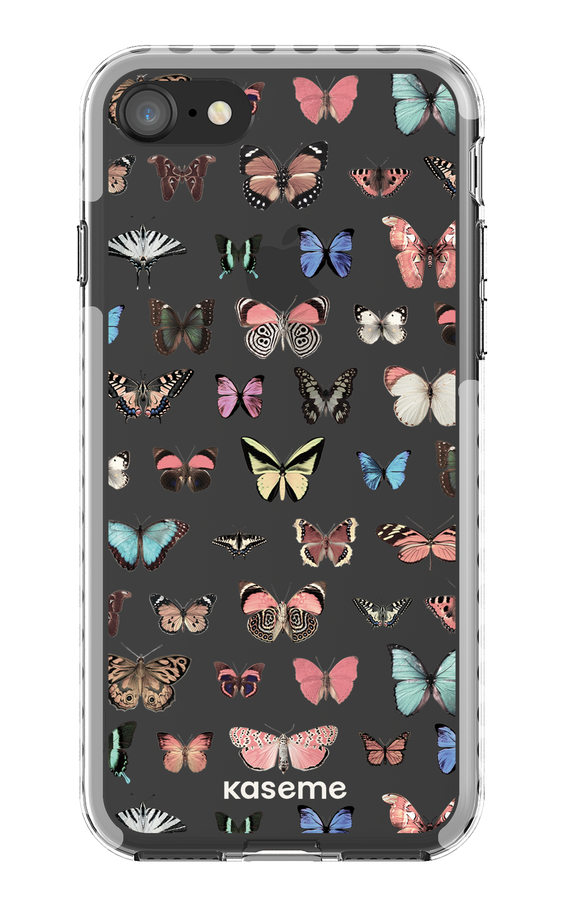 iPhone 8 Clear Case - White Paloma clear case -