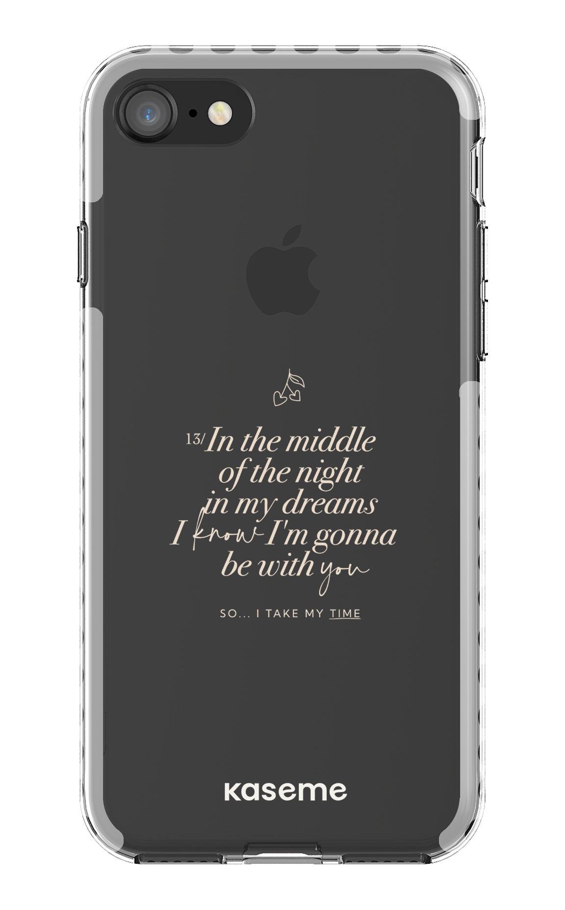 iPhone 8 Clear Case - White Ready For It Clear Case -