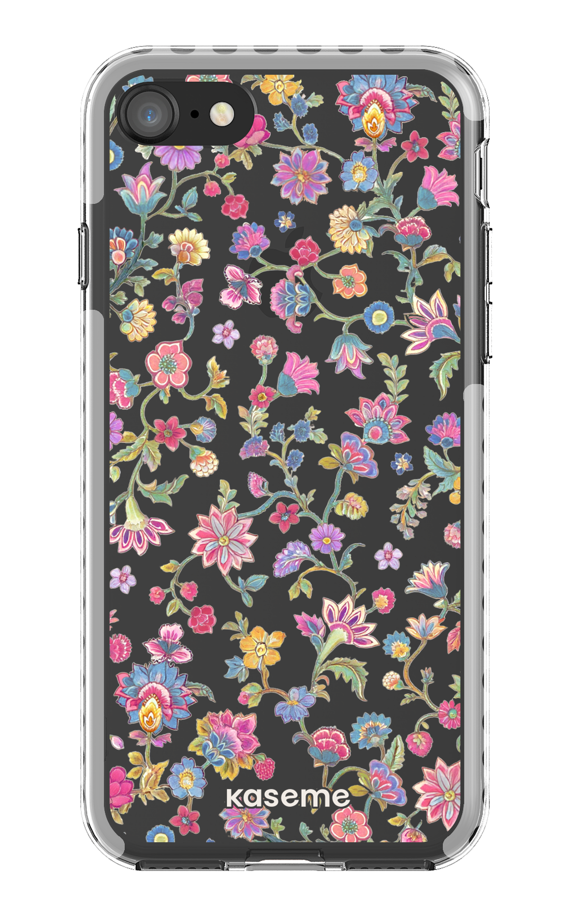 iPhone 8 Clear Case - White Secret Garden Clear Case -