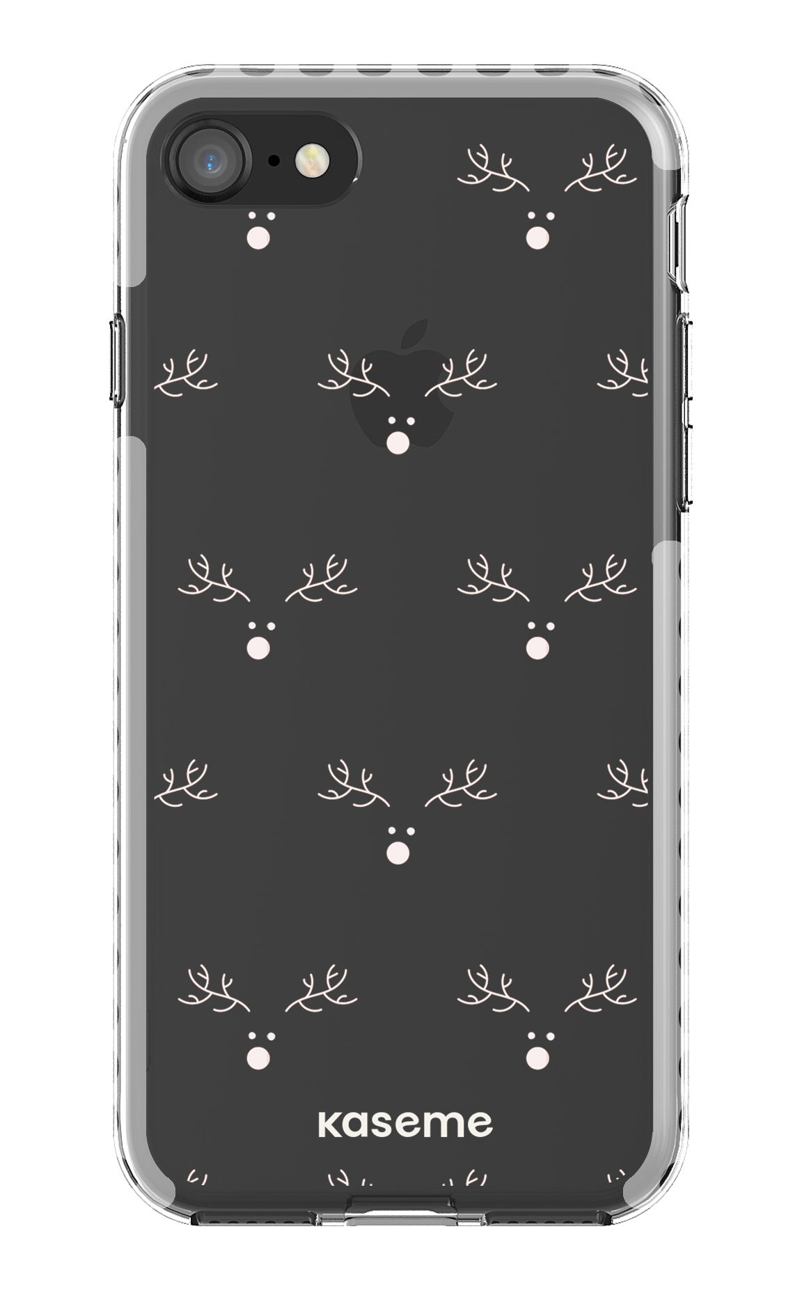 iPhone 8 Clear Case - White Vixen Clear Case -