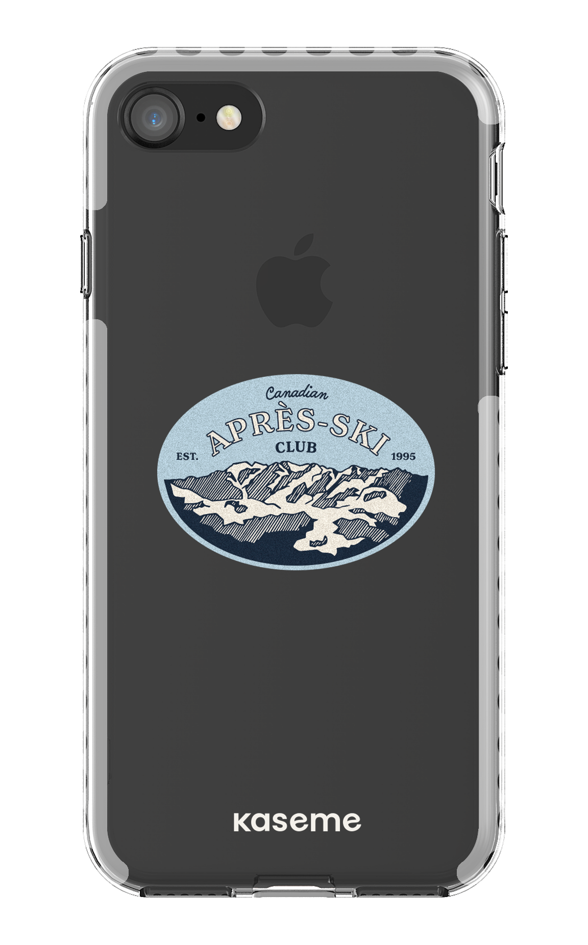 iPhone 8 Clear Case - White Whistler Clear Case -