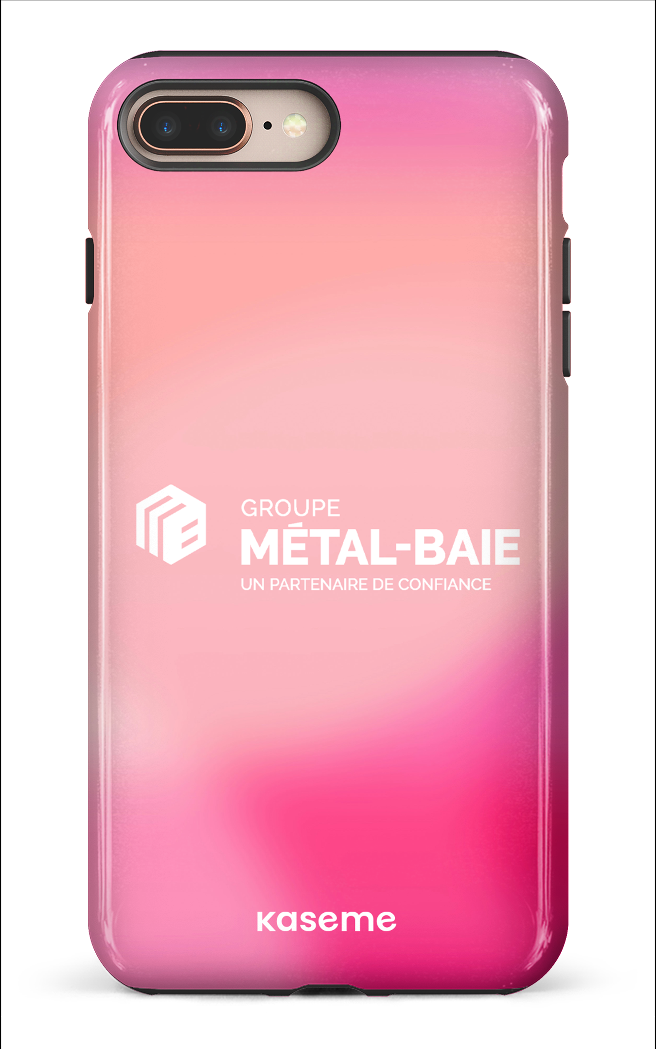 iPhone 8 Plus Tough Métal-Baie Tie-Dye -