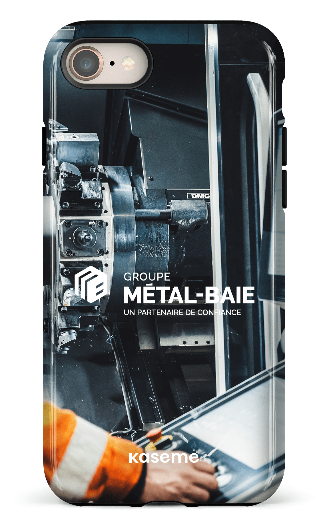 iPhone 8 Tough Le machinage par Métal-Baie -