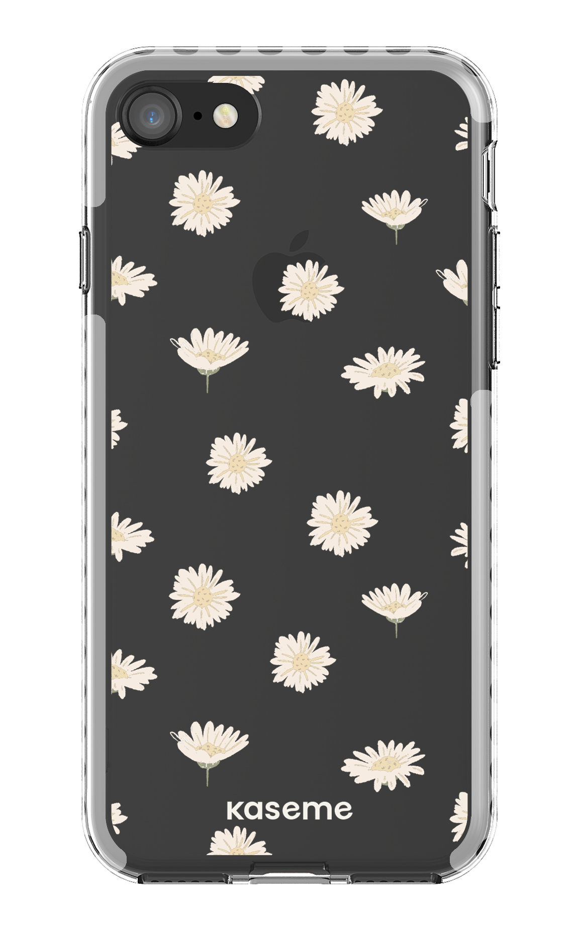 iPhone SE Clear Case - White Bella Clear Case -