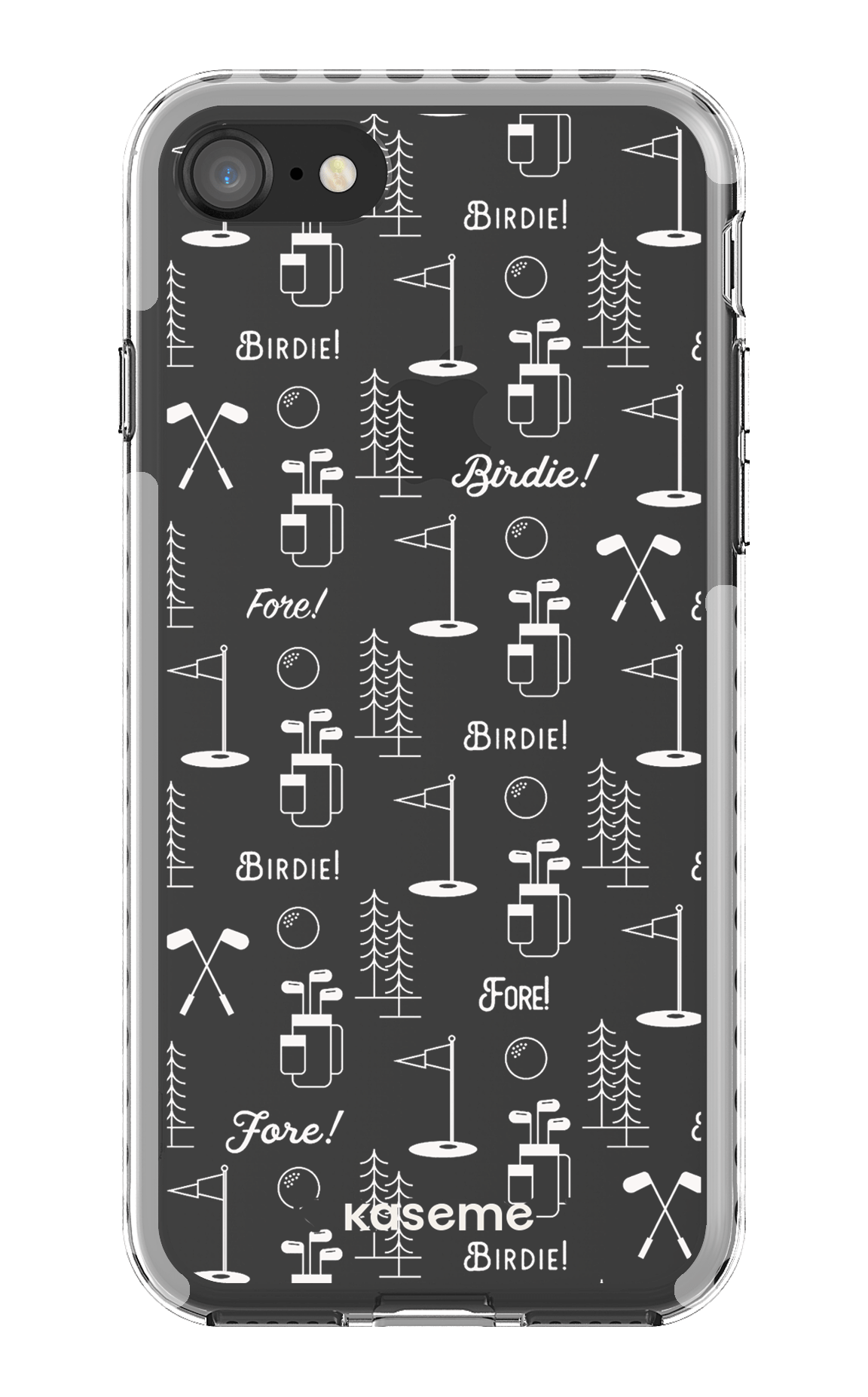 iPhone SE Clear Case - White Fore clear case -