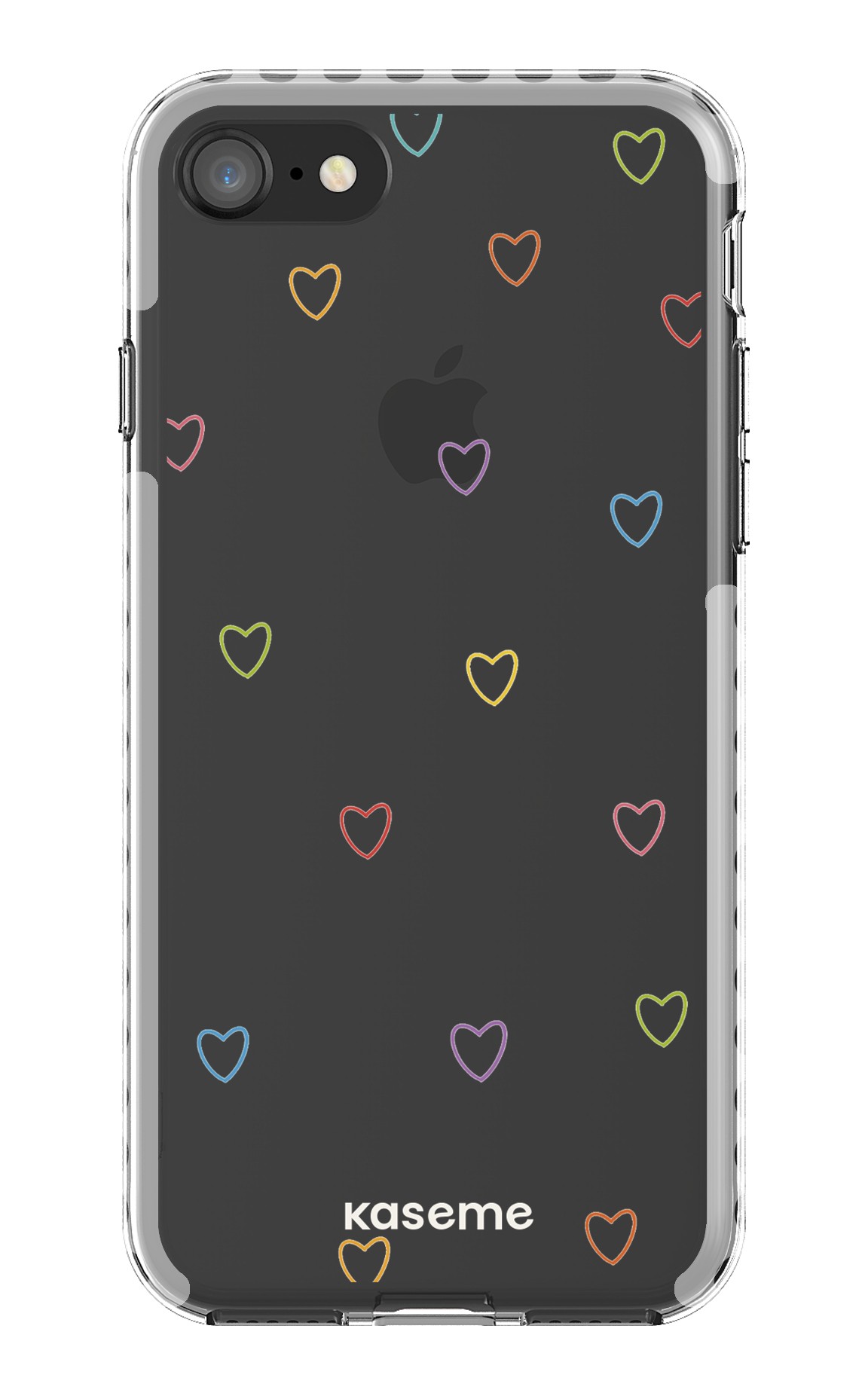 iPhone SE Clear Case - White Love Wins Clear Case -