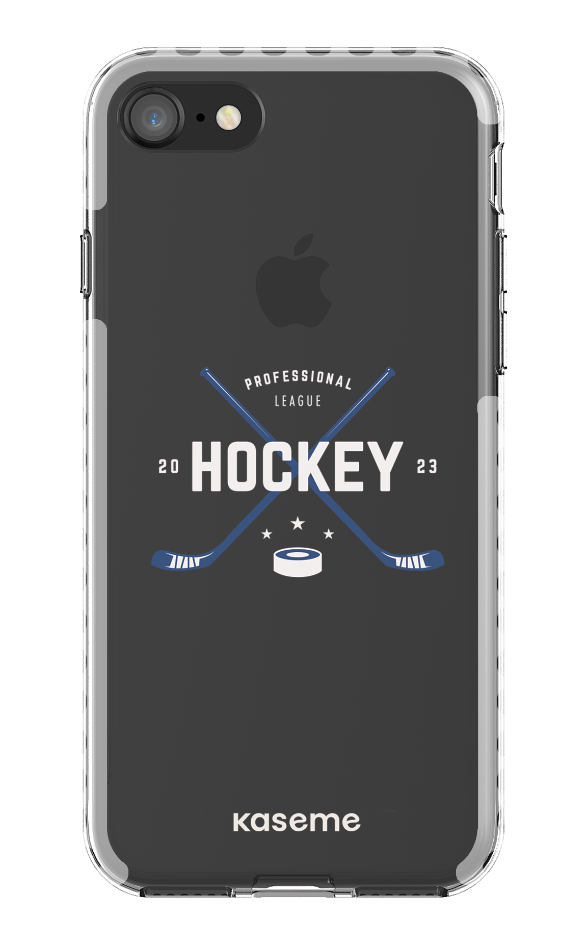 iPhone SE Clear Case - White Playoffs clear case -