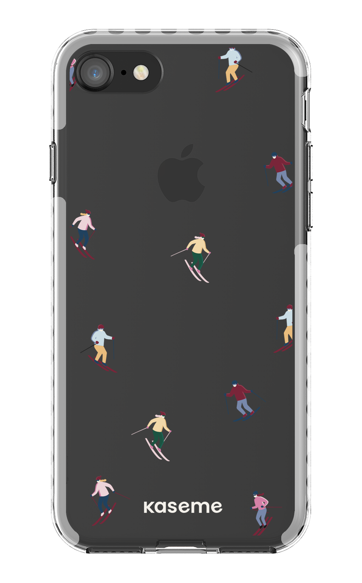 iPhone SE Clear Case - White Slope Clear Case -