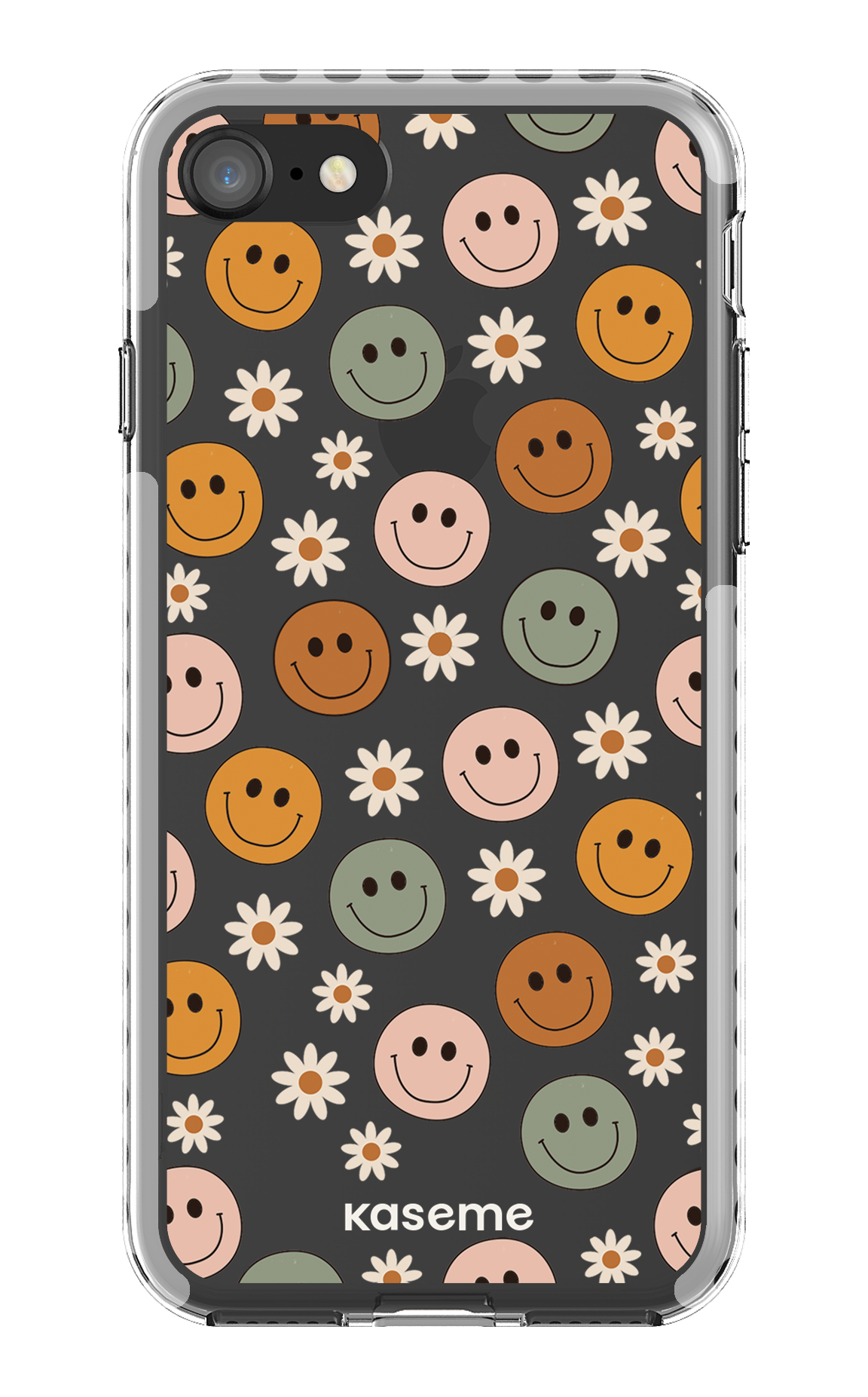 iPhone SE Clear Case - White Smirk Clear Case -