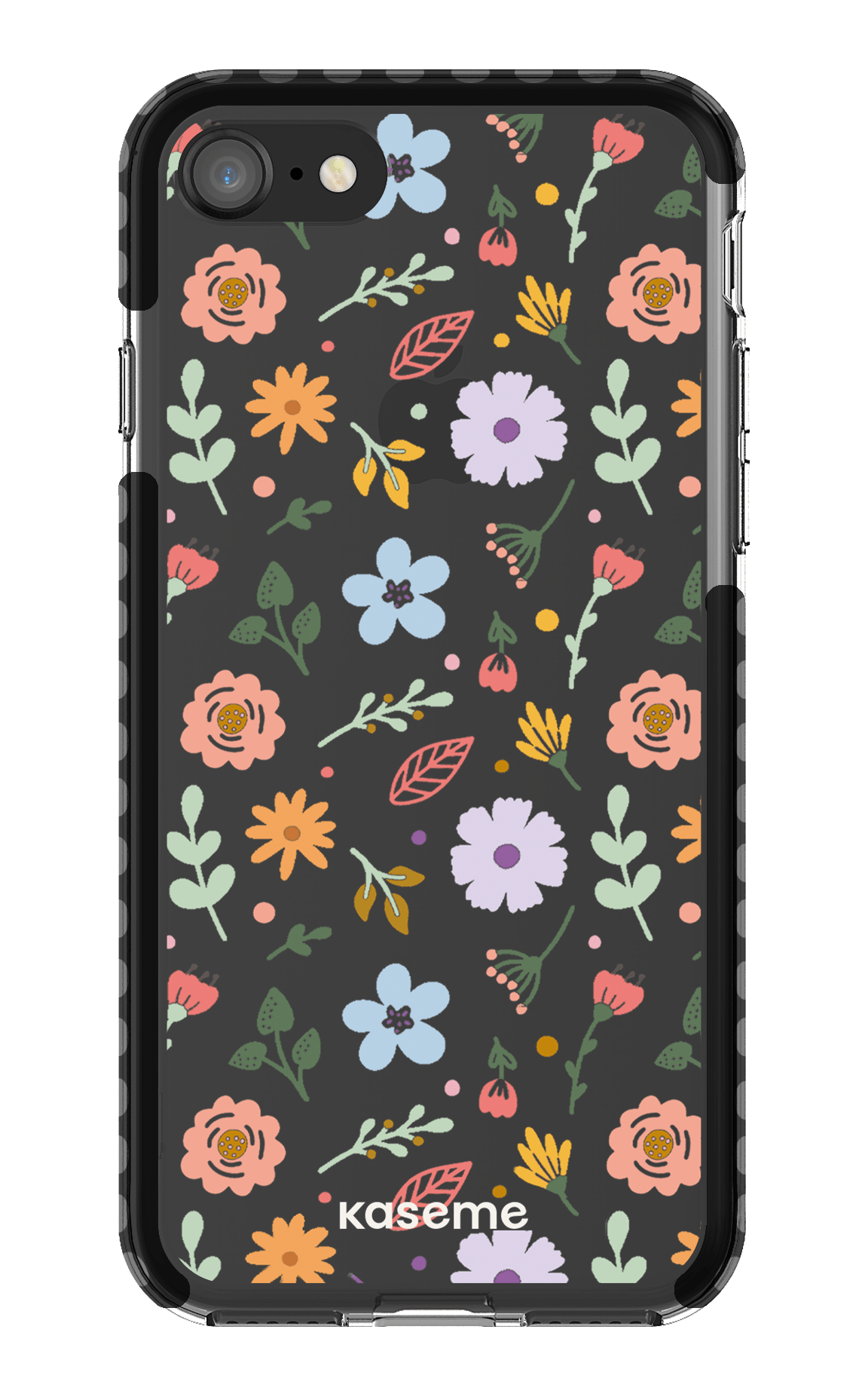 iPhone SE Clear Case Black Charm clear case -