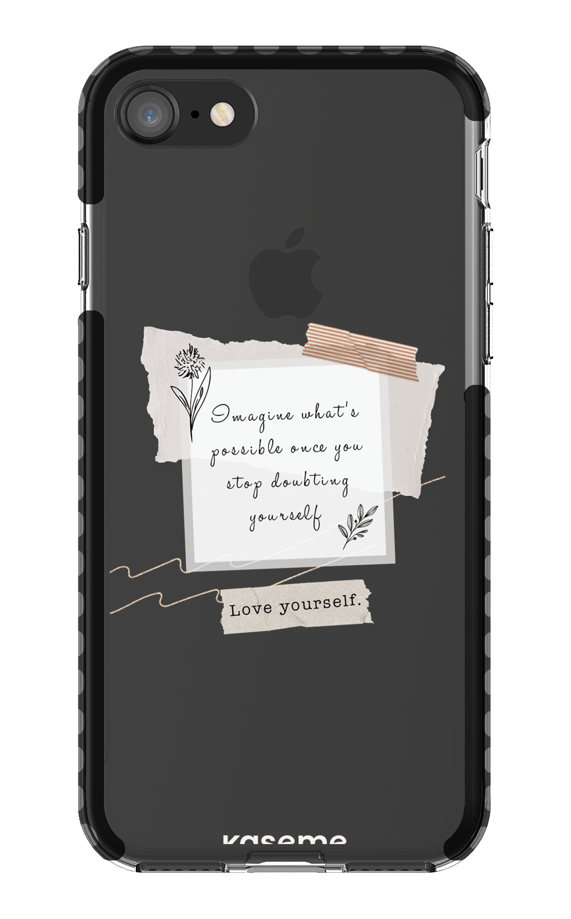 iPhone SE Clear Case Black Faith Clear Case -