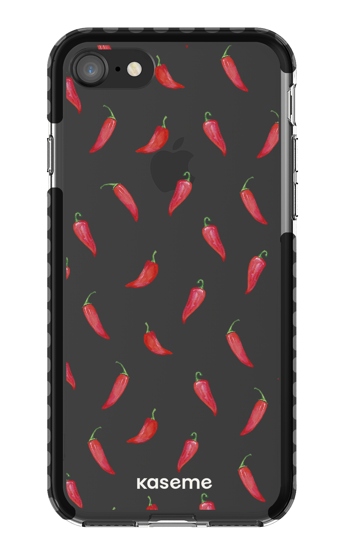 iPhone SE Clear Case Black Hottie clear case -